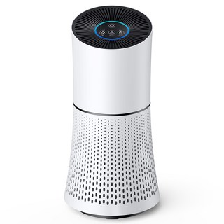 LifeSync 공기청정기 저소음 원룸 탁상용 30평 거실 사무실 냄새제거 소형 가정용 탈취 소형 공기정화기, 화이트, D01