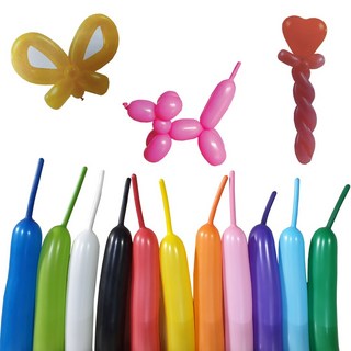 [풍선책자증정]요술풍선 긴풍선 100개입 삐에로 파티용품 꽃 동물 강아지 만들기 혼합, 혼합컬러+풍선책자