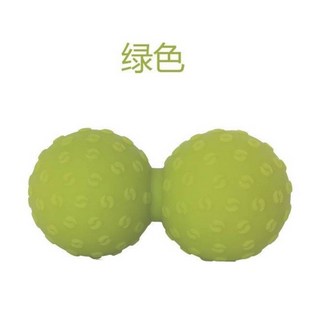 新款花生球 按摩肩頸 肌肉痠痛 筋膜球, 綠色凸點花生球