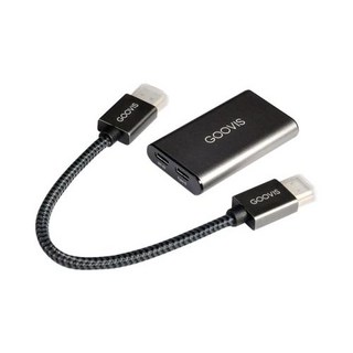 휴대용 비디오 HD EM3 to 4K 디스플레이용 Rokid Growowow HDMI 헤드 어댑터 C타입 컨버터 마운트 GOOVIS 어댑터, 1) Goovis HDMI, 1개