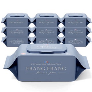 프랑프랑 에코 시그니처 물티슈 캡형, 70매, 10개