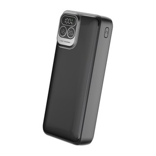 택트 22.5W 고속충전 테이블 오더 보조배터리 Real 20000mAh FCC (PB20), 블랙 PB20-BK