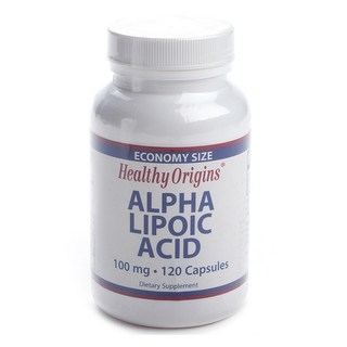 Healthy Origins 阿爾法硫辛酸 100 毫克膠囊, 1個, 120顆
