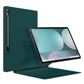 VISBYH 비스비 갤럭시탭 S10FE플러스 S펜수납 마그네틱 북커버 케이스, 네이비