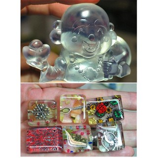 台南造研所EPOXY硬質外銷環氧樹脂 超清膠 ab膠 高透水晶膠 海洋抗黃 消泡可染色 封存, 200公克, 1個