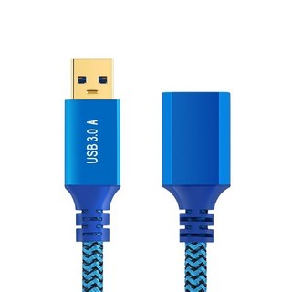 勁祥科技 USB3.0延長公對母數據鋁連接線 高速傳輸 適用隨身碟滑鼠鍵盤印表機, 0.3米