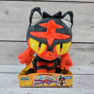 TAKARA TOMY 寶可夢 神奇寶貝 火斑喵 絨毛玩偶, 1個