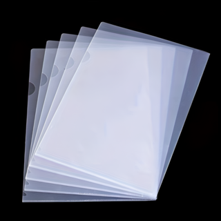 깔끔한 정리 생활방수 A4 L홀더 투명화일 30개입, 1세트, 투명색