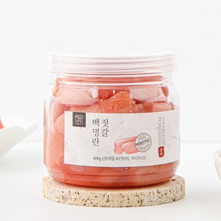 [100% 국내제조] 향토미가 저염 무색소 선동 백명란젓 파지, 1개, 400g