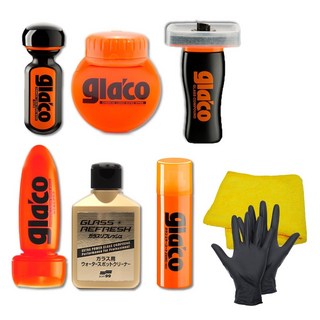 소프트99 글라코 자동차 유리 유막제거제 발수코팅제 산화세륨 g19 g47 g4 g38 g65 g73, 02. g19 g47 타월2장 장갑, 1개