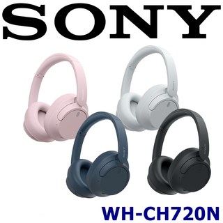 SONY WH-CH720N 無線藍牙耳罩式耳機，輕巧舒適，時尚粉色, 白