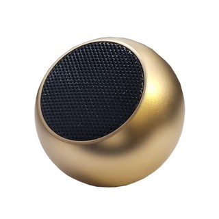 MCK M8 藍牙喇叭 環繞音效 重低音炮 超迷你小音響 無線音箱, 1個, MCK-M8 迷你藍牙小喇叭(金色)