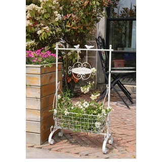 철제 화분 선반 스탠드 꽃바구니 진열대 테라스 카페