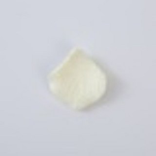 仿真玫瑰花瓣 婚禮生日求婚佈置拍照道具裝飾, 奶白, 1個