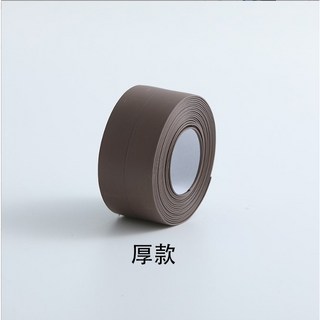 多功能防霉防水貼 PVC材質 加寬38MM 加長3M 多種款式 適用廚房衛浴 輕鬆清潔, 1個, 棕色
