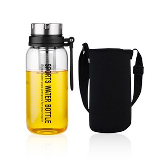 大容量玻璃水壺【贈專屬杯套 茶漏 杯刷】, 透明【玻璃】, 1個, 2L