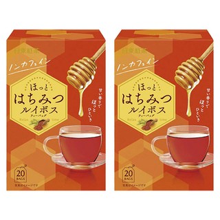 日東紅茶 日東紅茶蜂蜜路易波士茶包 20 包 2 盒裝, 2個, 20件