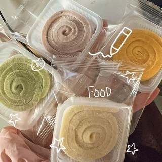 美味時刻 爆款嚼嚼卷MCT巧克力休閑防爆食零食，多種口味可選，獨立小包裝，臺灣出貨, 1個, 四個口味各1