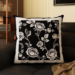 復古輕奢綠色抱枕美式復古抱枕中古風美拉德沙發靠背墊牀頭軟靠枕, 1件, 1255