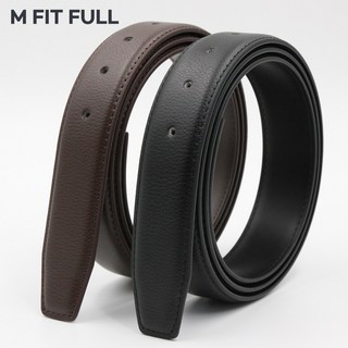 교체용 벨트끈 남성 가죽 핀-내추럴 허리띠 호환 33mm