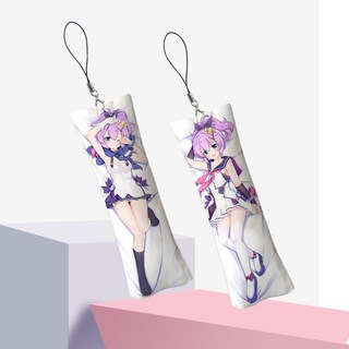 抱漫閣 碧藍航綫 標槍鑰匙扣 迷你掛件 Mini Dakimakura 手機書包掛件, 1,4x12cm  2Way, 1個