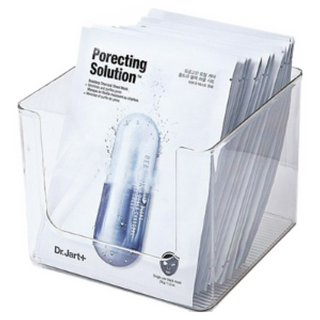 透明壓克力面膜收納盒 化妝品收納盒 多功能收納盒 書籍儲物盒 分類整理盒 專櫃款【SN0111】, 透明, 1個