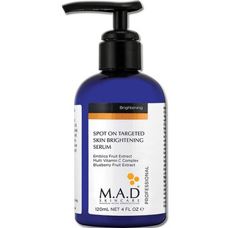 매드스킨케어 [M.A.D Skincare] 스팟 온 타게티드 브라이트닝 광채 미백 세럼 120ml, 1개