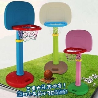 兒童籃球架 籃球框 室內外投籃 家用籃球架 兒童可陞降投籃筐架 寶寶運動戶外親子玩具, 1個, 兒童籃球架子寶寶可升降投籃筐架籃球框