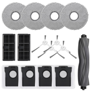 비브랜드 드리미 L10S Heat 히트 로봇청소기 물걸레 먼지봉투 브러쉬 용품 호환 부품, 1세트, 소모품