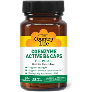 코엔자임 비타민 B6 피리독신 135mg 30캡슐 고함량 미국산 Coenzyme, 코엔자임  30캡슐, 1개, 30정