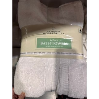 GRANDEUR HOSPITALITY 商用純棉大浴巾 6入 76x137公分, 1個