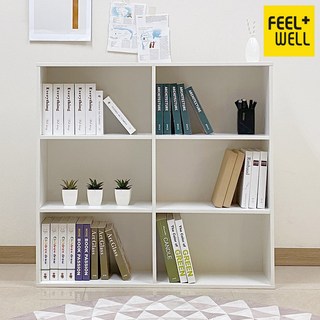 BC9878 필웰 무노 슬림 책장 1000, 화이트