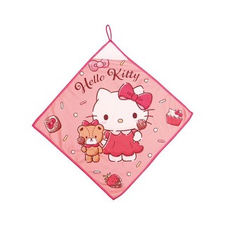 三麗鷗超吸水擦手巾 KITTY/美樂蒂/酷洛米/人魚漢頓/大耳狗/酷企鵝/布丁狗 日本正版授權, 凱蒂貓/1條, 1個
