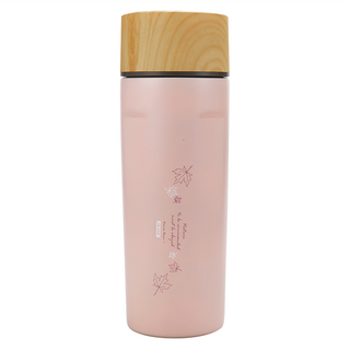 IKUK 艾可 台灣公司貨 陶瓷濾茶器瓷芯茗茶杯, 楓葉粉, 500ml, 1個