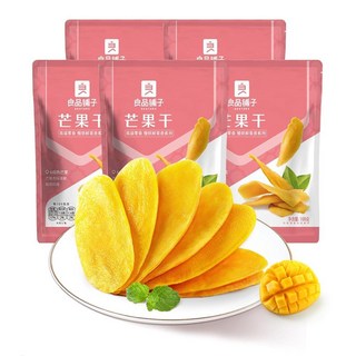 BESTORE 건조 망고 슬라이스 조섬유 부드럽고 쫄깃한 무설탕 방부제 프리 스낵 프리미엄 타이 스위트 5팩 540g197온스 [호환], BESTORE 건조 망고 슬라이스 조섬유 부드럽고 쫄깃