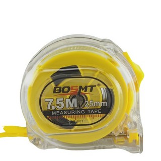 【台灣出貨】10米捲尺 魯班尺風水尺 雙刻度丈量尺 室內外測量工具 裝修木工必備, 1個, 7.5米