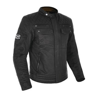 Oxford 오토바이 TM180 Hardy Wax Jacket Black, M