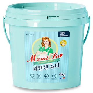 맘스럽 과탄산소다 버킷 8kg 초대용량 프리미엄 1등급원료 산소계표백제, 1개