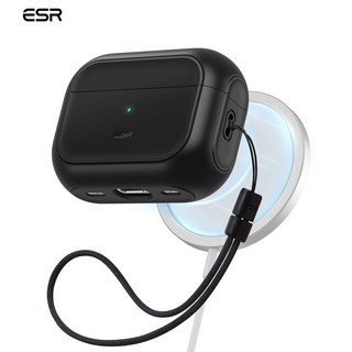 에어팟 프로 3 2 1 세대 캐릭터 케이스 굿즈 Airpods Pro // MagSafe 커버USB-C/Lightning 케이블와 호환되는 끈이 있는 AirPods 케이스용 ESR, [08] 카키