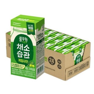 풀무원녹즙 채소습관 케일 샤인, 24개, 190ml