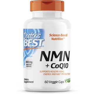 Doctor's BEST NMN+輔酶Q10素食膠囊, 1罐, 60顆