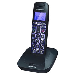 WONDER 旺德 DECT 數位無線大字鍵電話機 WT-D05 (GAP技術), WT-D05黑*2