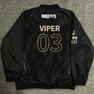 HLE 자수 유니폼 2025 월드 챔피언십 피넛 바이퍼 제우스 점퍼 자켓