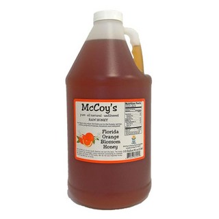 생 꿀 - 순수 천연 비여과 비살균 McCoy's 플로리다 오렌지 블라썸 6lb