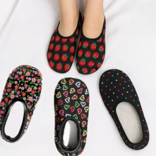 신테리어 1+1 여성 덧신 실내용 미끄럼방지 기모 논슬립 보온 양말