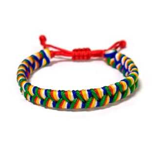 開運明亮五色線保平安幸運手環-男女款