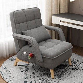 FONOW 1인쇼파 가정용 사무용 리클라이너소파 쾌적하다 1인리클라이너, 클래식-다크그레이