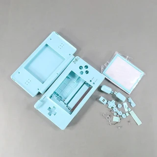 닌텐도 DS Lite 전체 하우징 커버 케이스 쉘 나사 키트 1세트, 10 Ice Blue