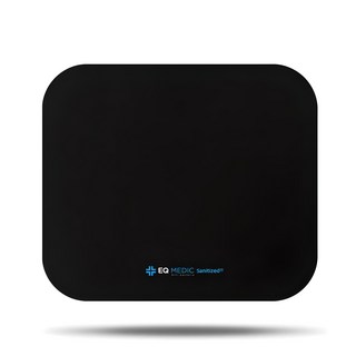 이큐메딕 항균 마우스 패드 Sanitize-P1, 블랙, 1개