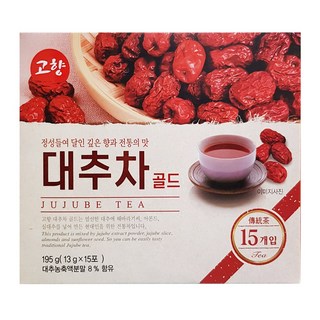 고향 대추차 골드 15T 1+1 총30T, 13g, 15개입, 2개